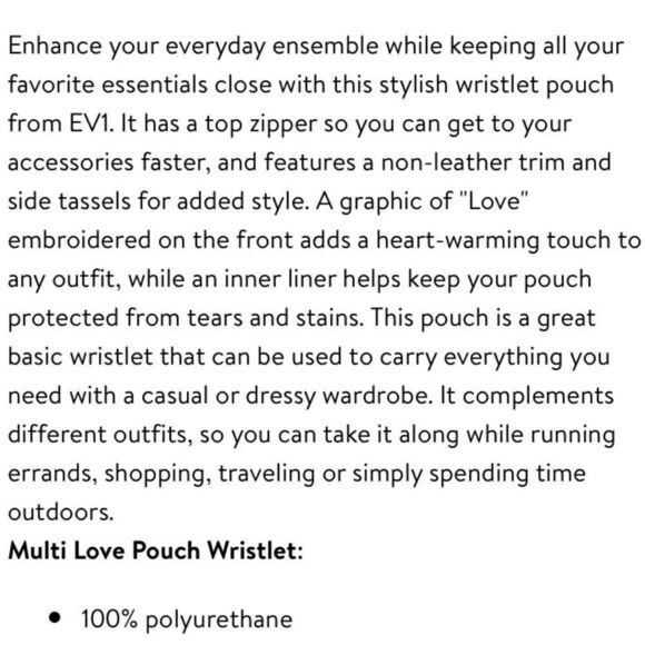 Ellen Degeneres  Love Wristlet - Picture 8 of 9